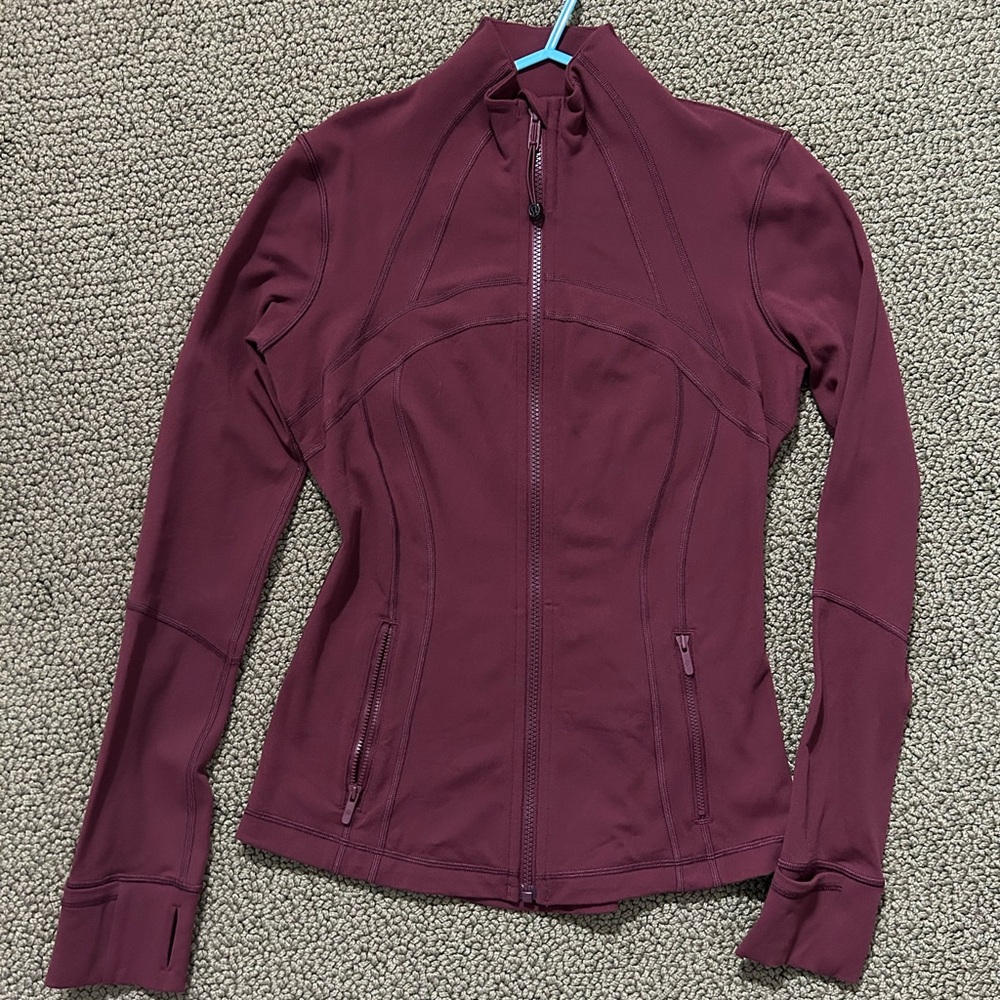 Lululemon Define Jacket Red Merlot